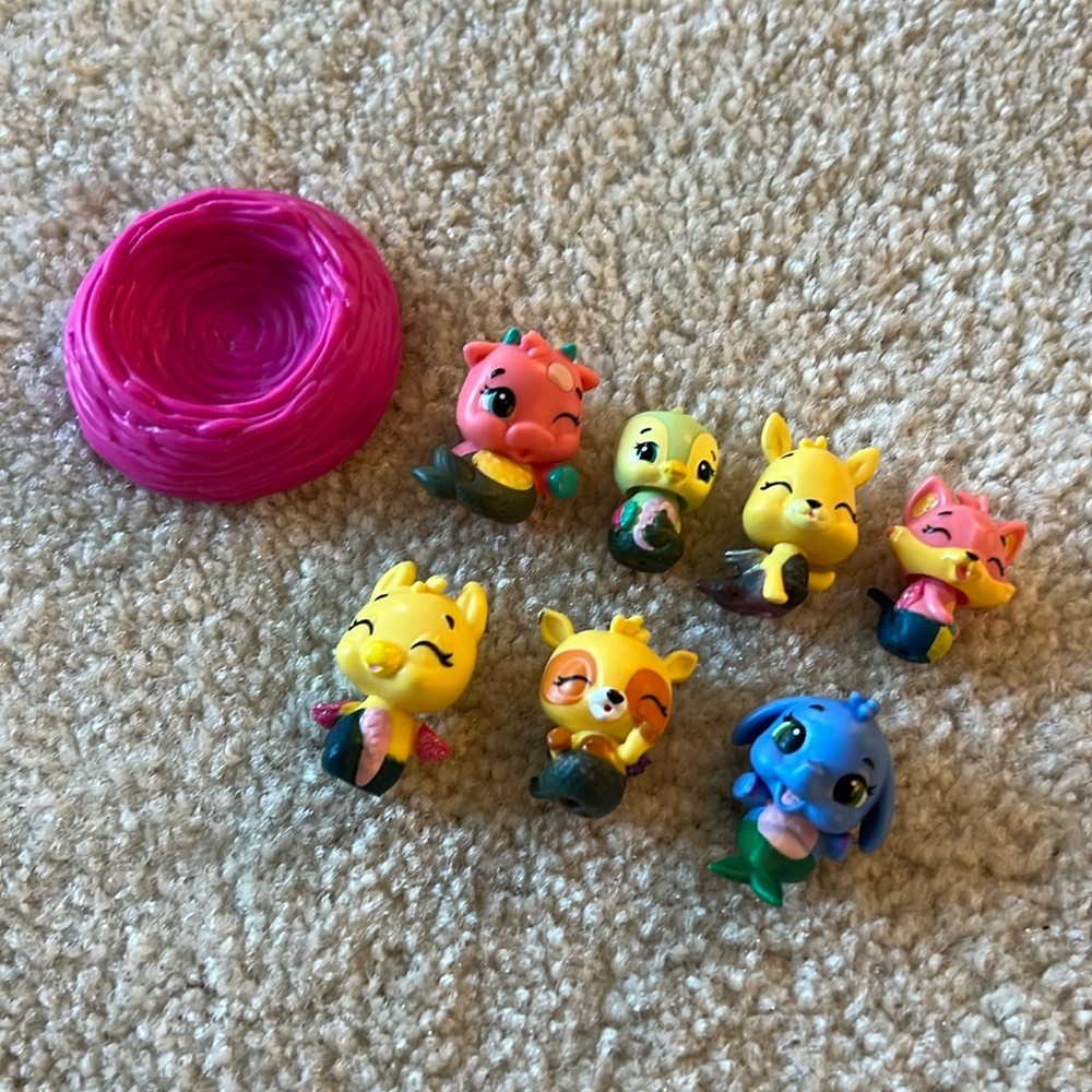 Hatchimals Colleggtibles Mermaid Figurines -  Lot of 7